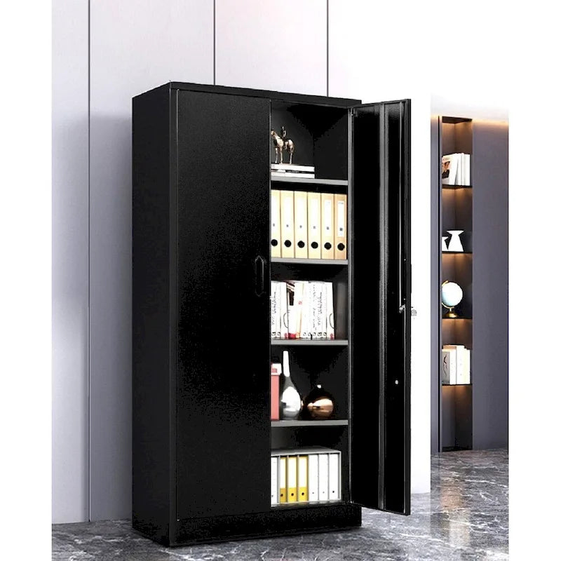 Armoire de rangement métallique à une porte